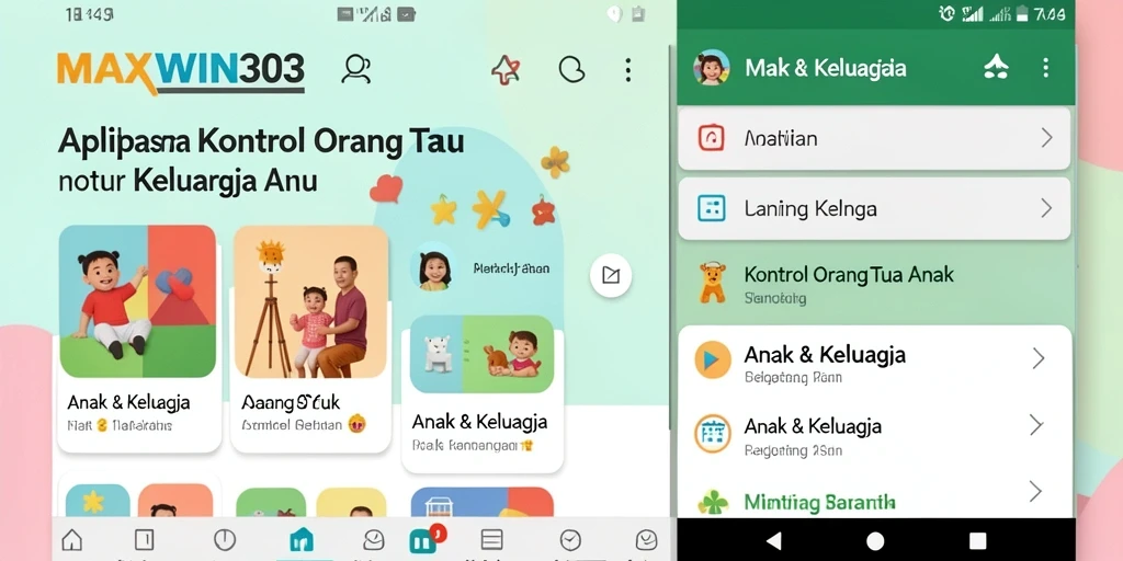 Antarmuka aplikasi MAXWIN303 yang intuitif dan mudah digunakan.