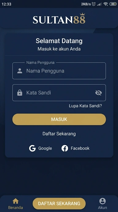 Panduan Login Akun sultan88 untuk Pengguna Android